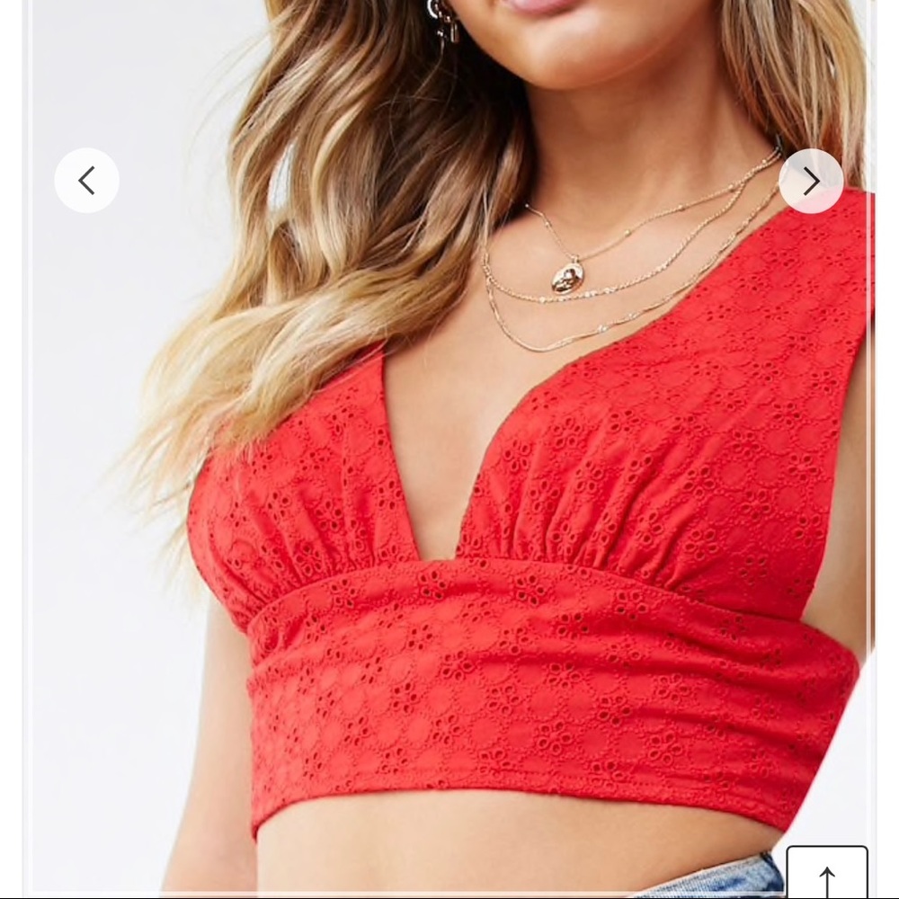 Red Crop Top
